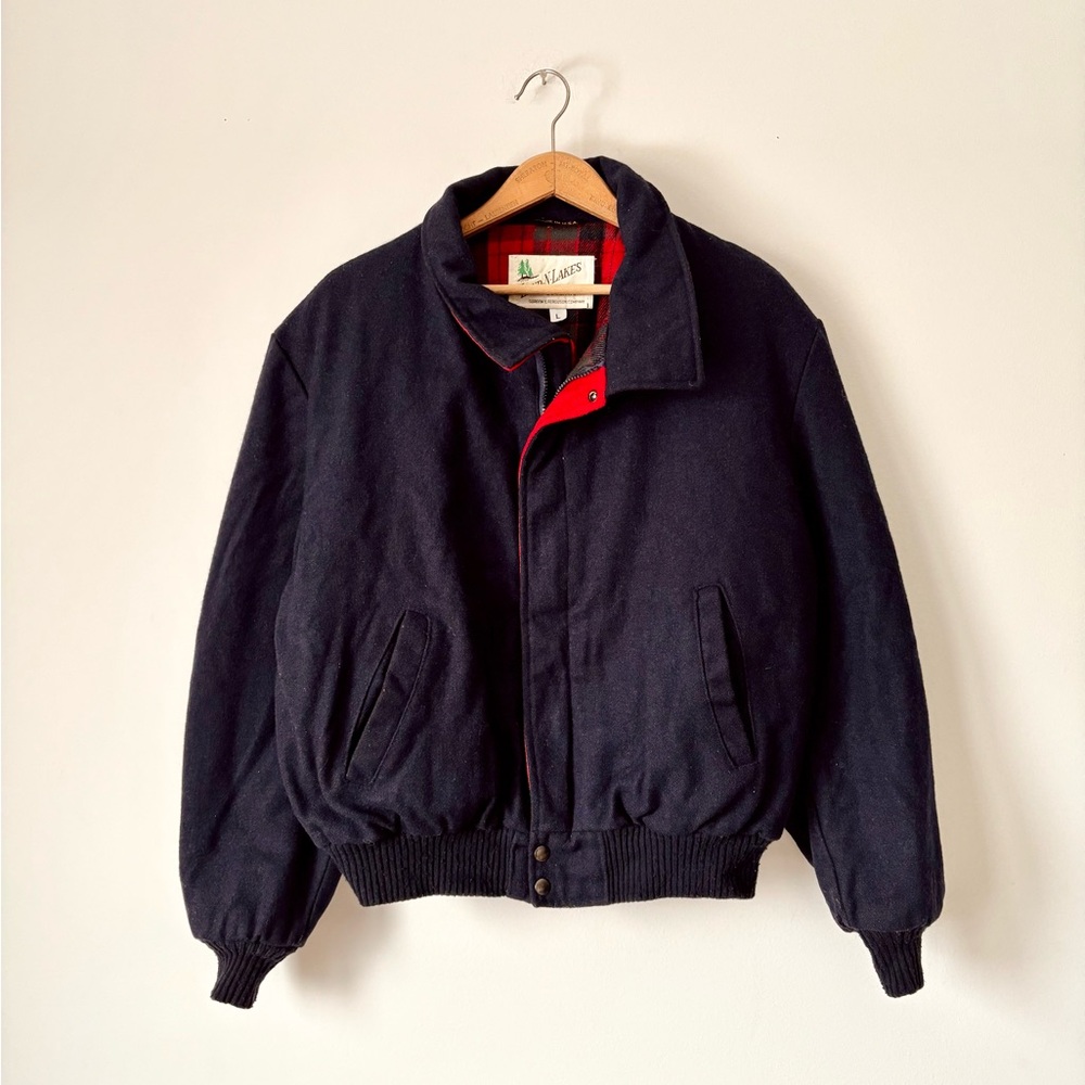 1980’s Land And Lakes - Made In USA Wool Jacket